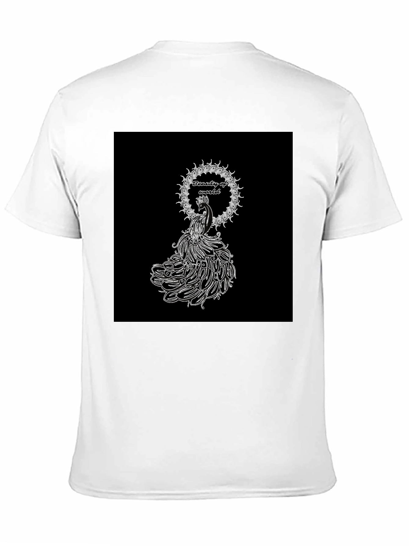 Beauty of World Black T-Shirt