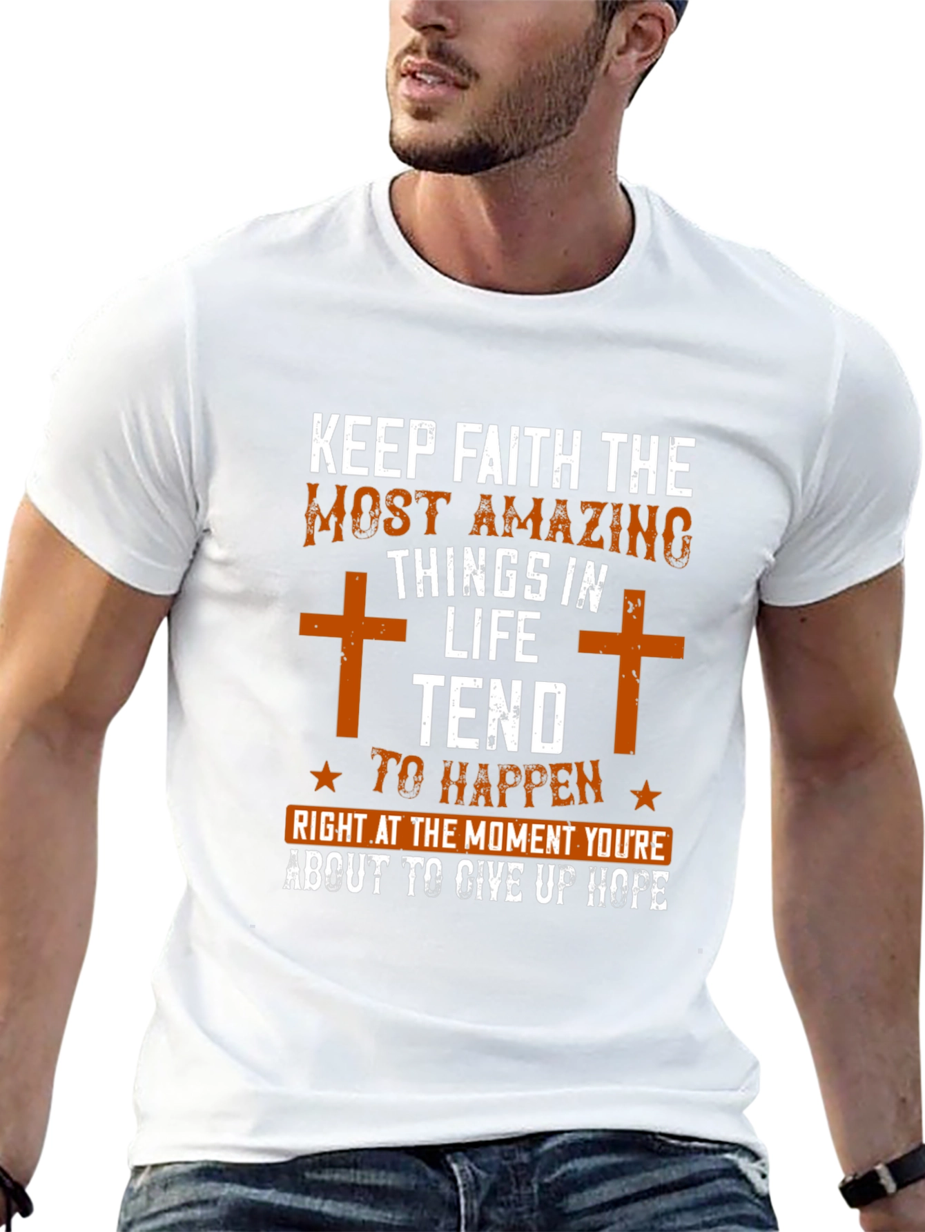 Keep Faith Graphic T-Shirt