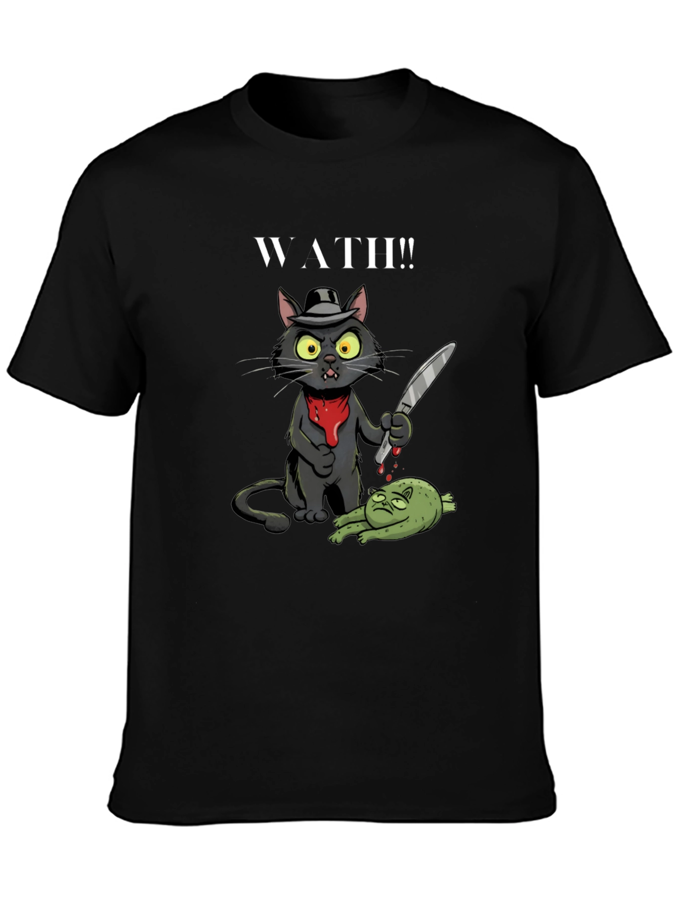 WATH!! Cat Gangster T-Shirt