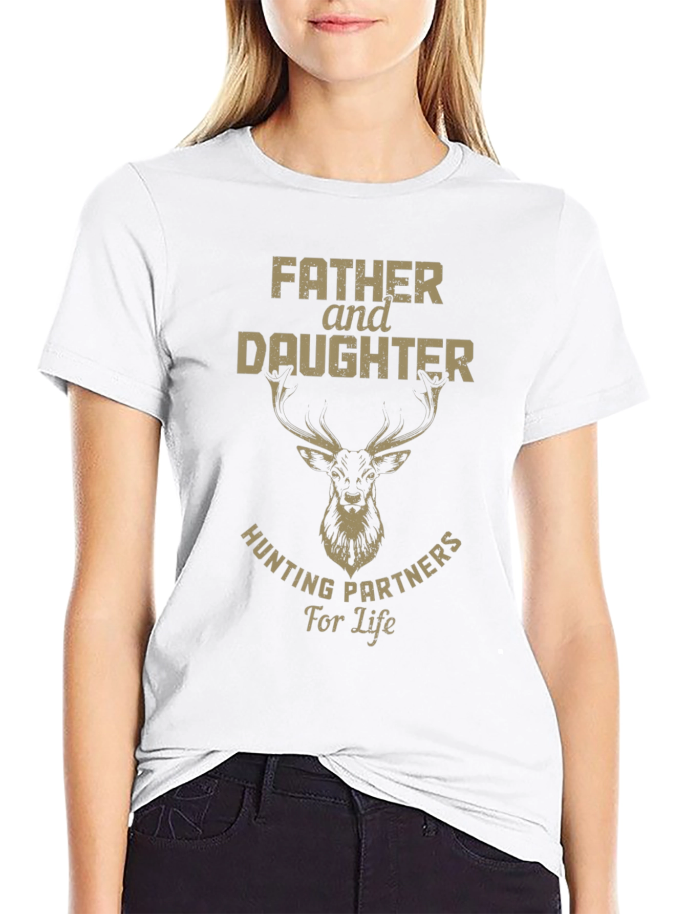 Father and Daughter Hunting Partners T-Shirt