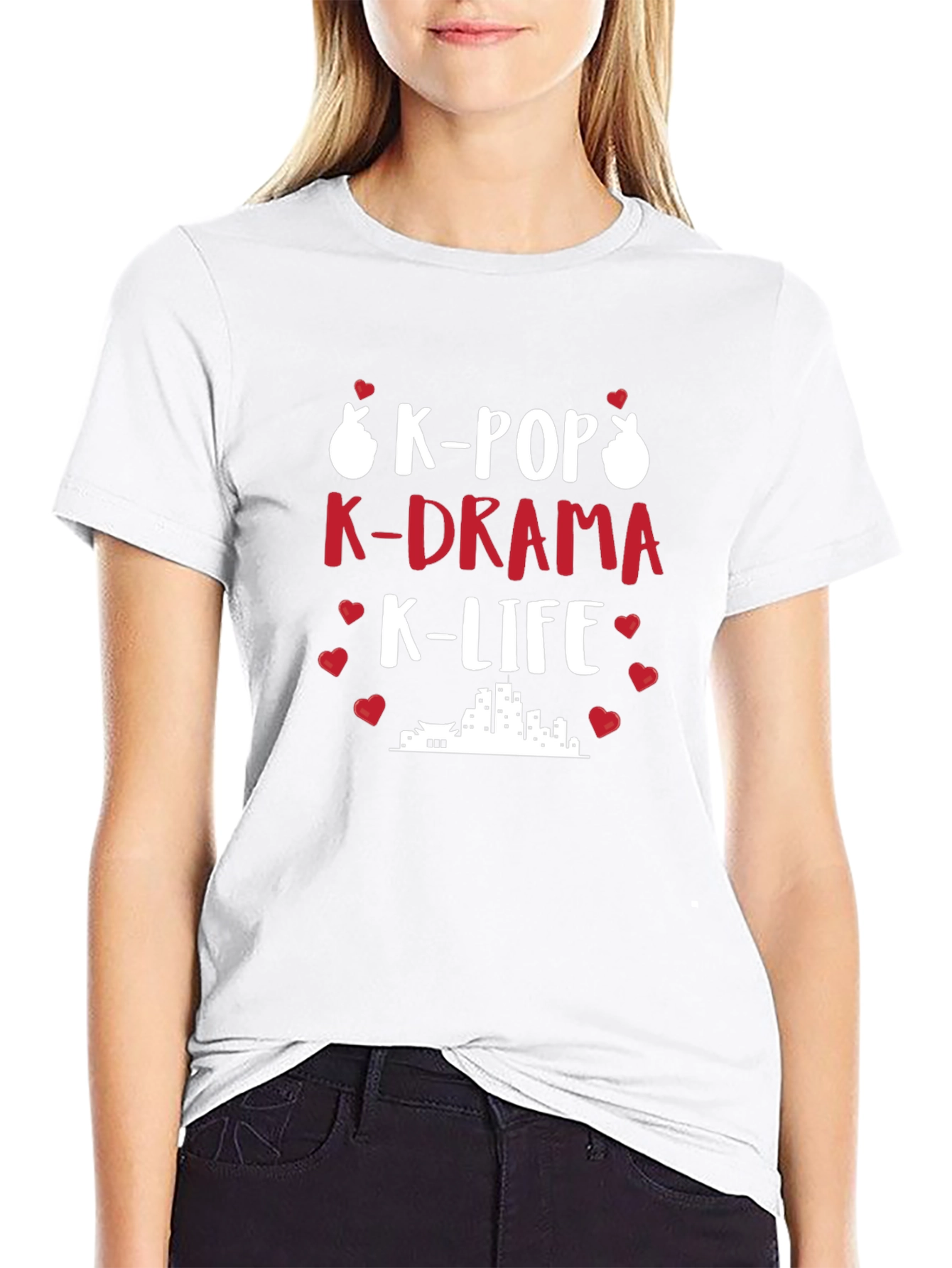 K-Pop K-Drama K-Life Black T-Shirt