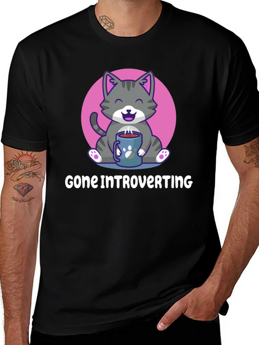 Introvert Cat T-Shirt: Cozy Comfort