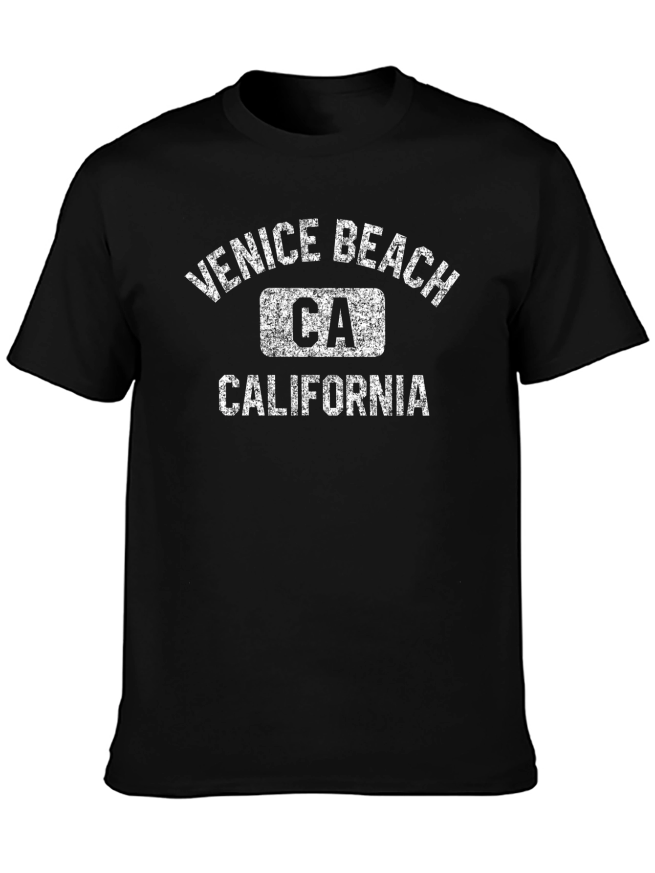Venice Beach CA California Black T-Shirt