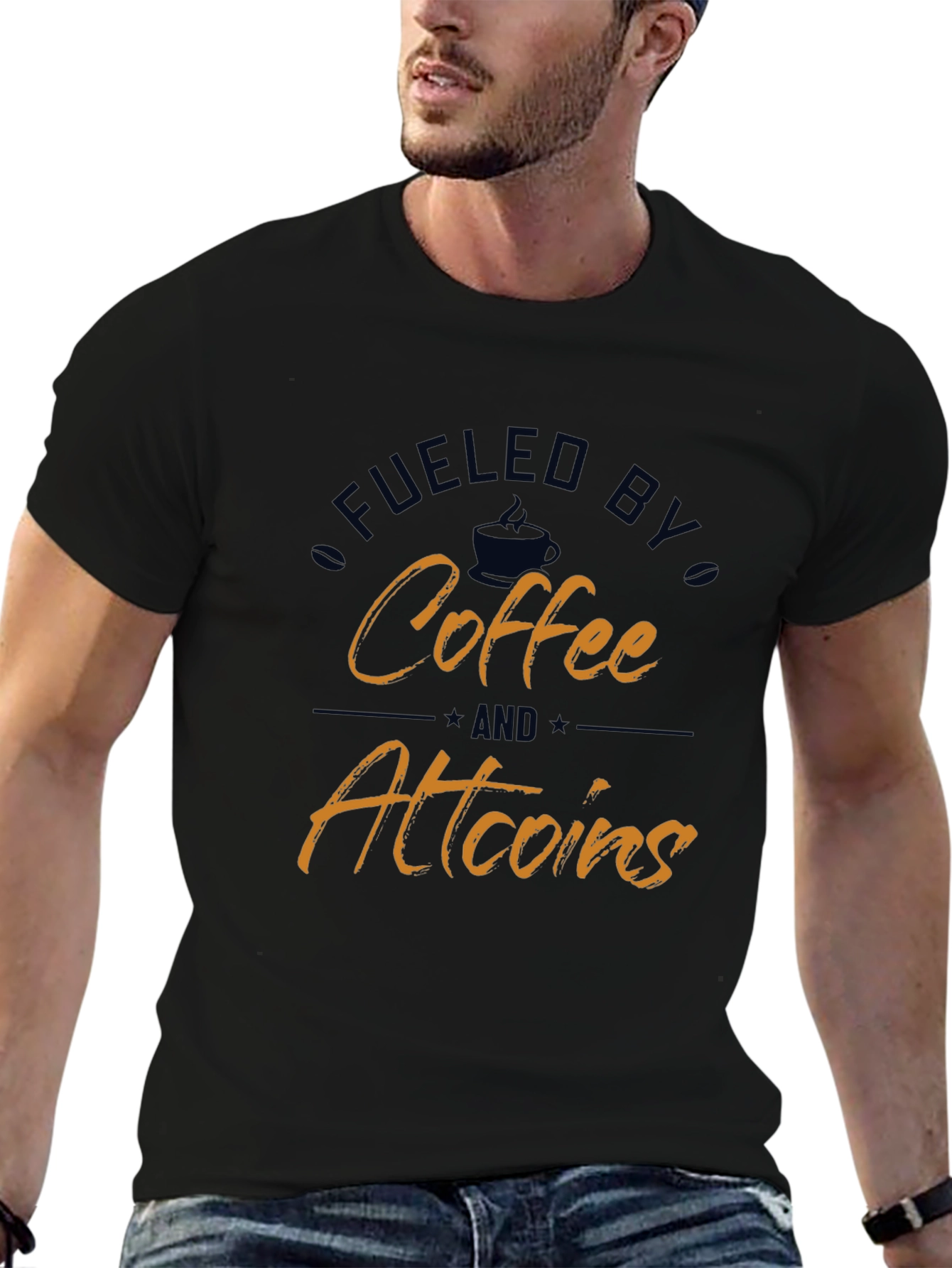 Fueled by Coffee & Altcoins Graphic Tee