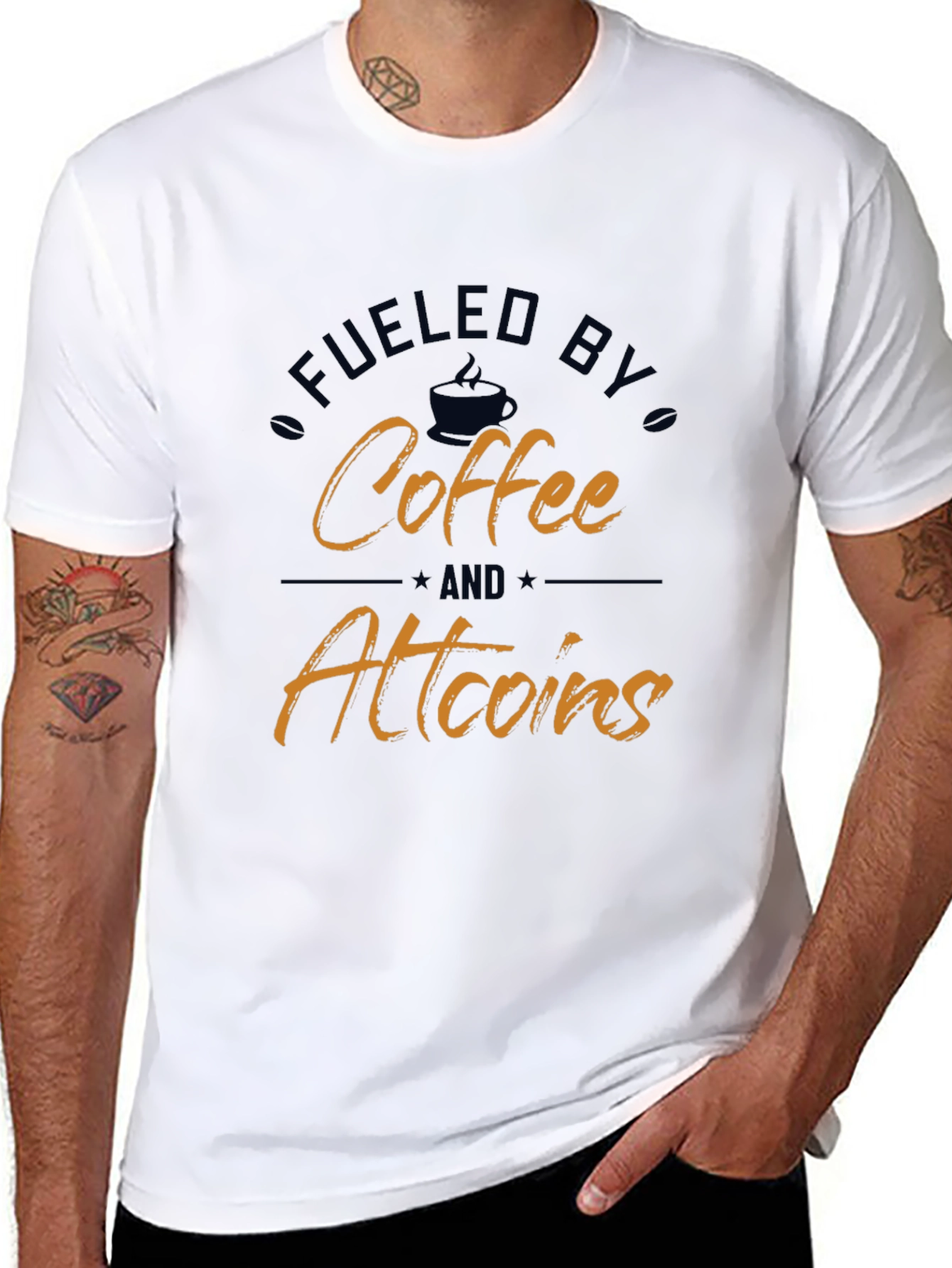 Fueled by Coffee & Altcoins Graphic Tee