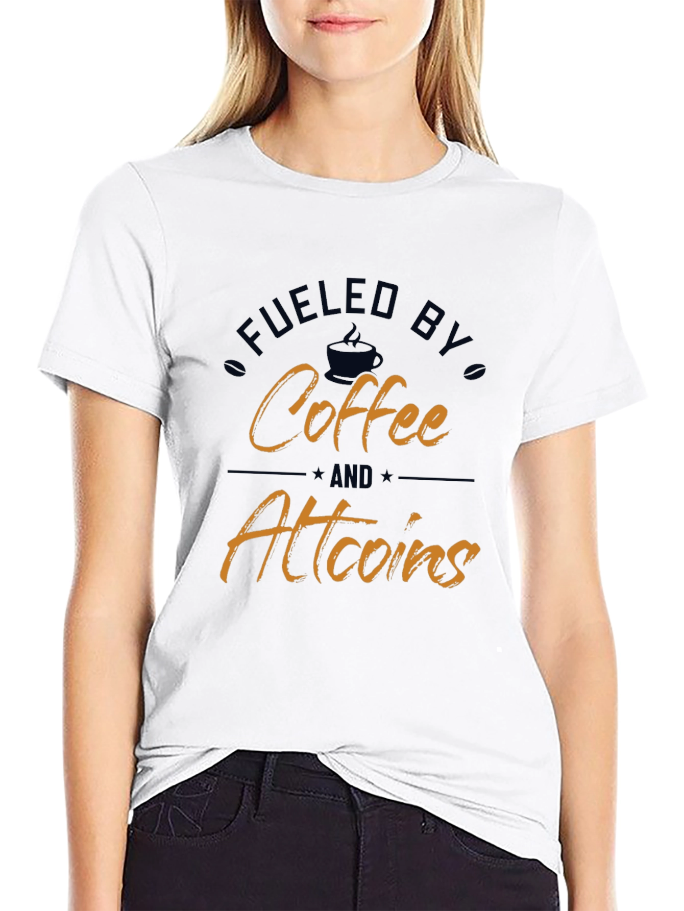 Fueled by Coffee & Altcoins Graphic Tee