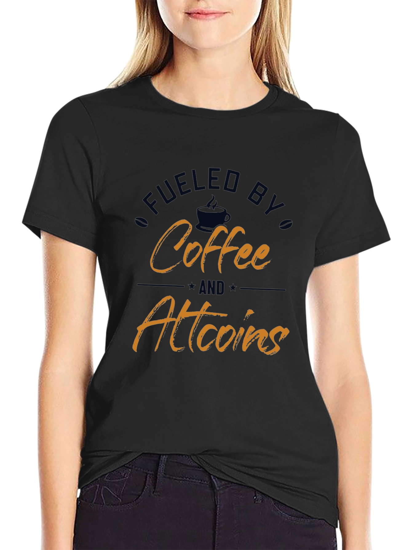 Fueled by Coffee & Altcoins Graphic Tee