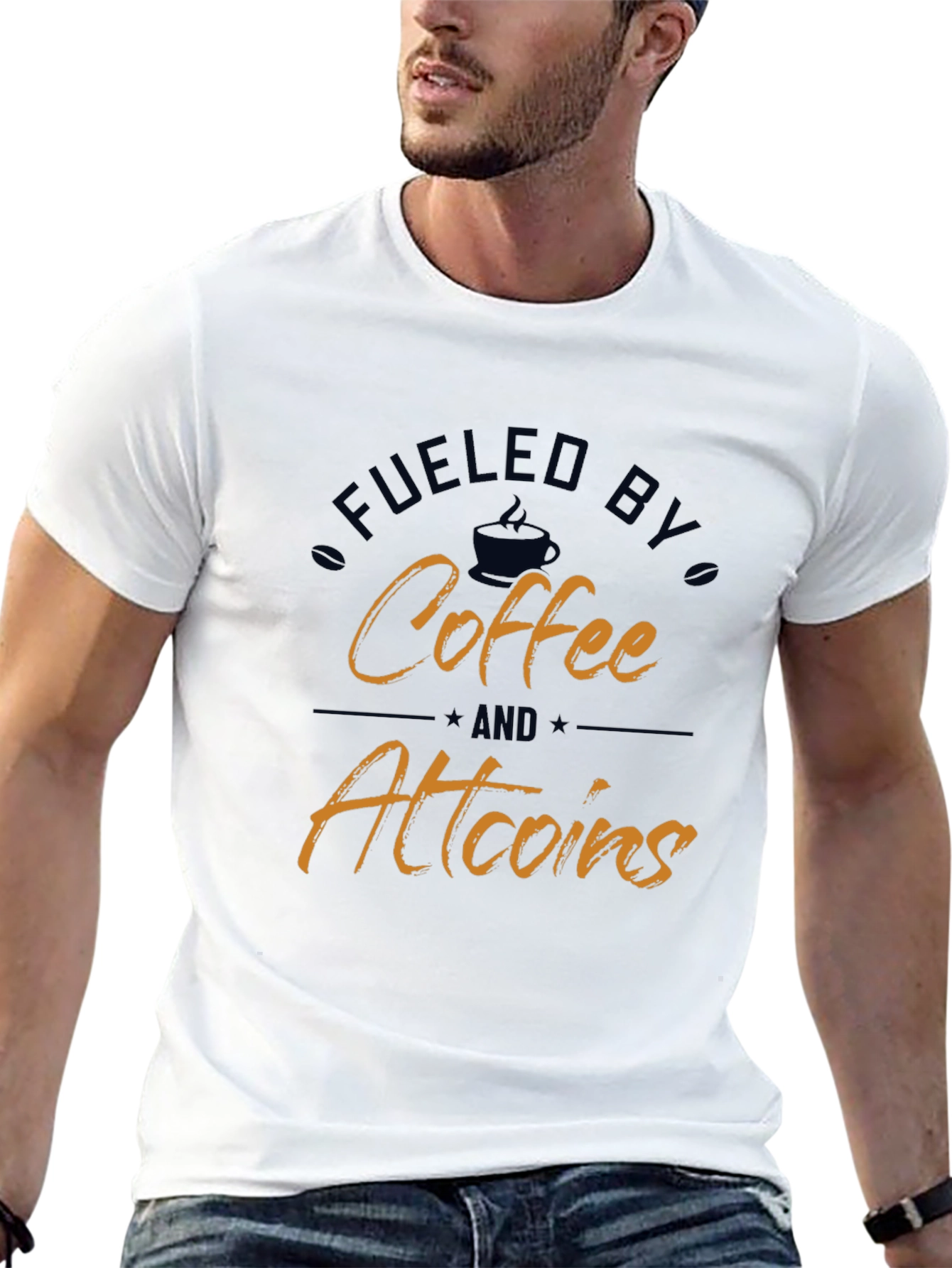 Fueled by Coffee & Altcoins Graphic Tee