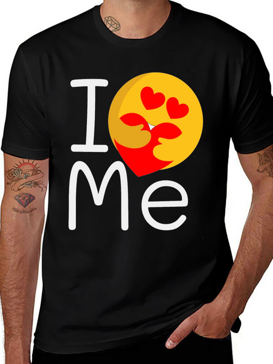 I Heart Me Graphic T-Shirt - Trendy Emoji Design