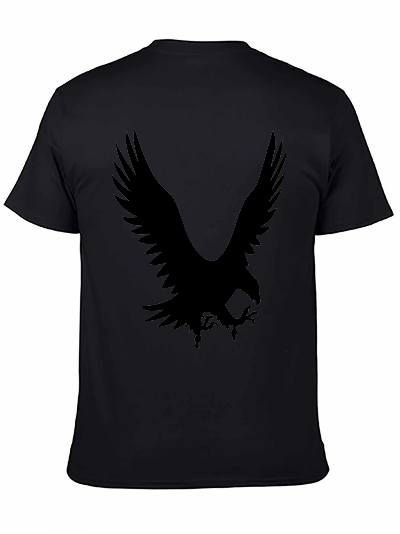 Black Eagle Graphic T-Shirt - Stylish Mens Tee