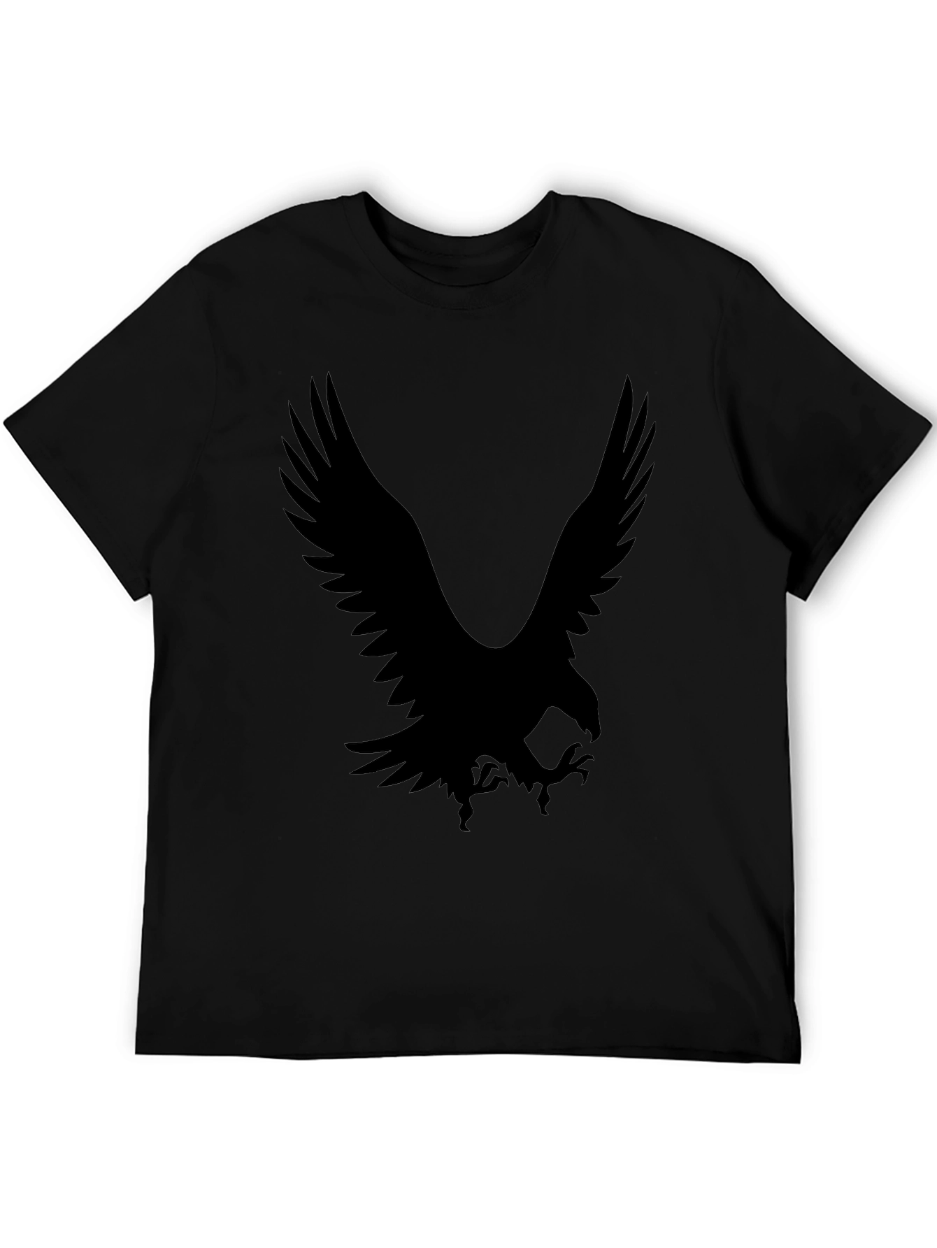 Black Eagle Graphic T-Shirt - Stylish Mens Tee
