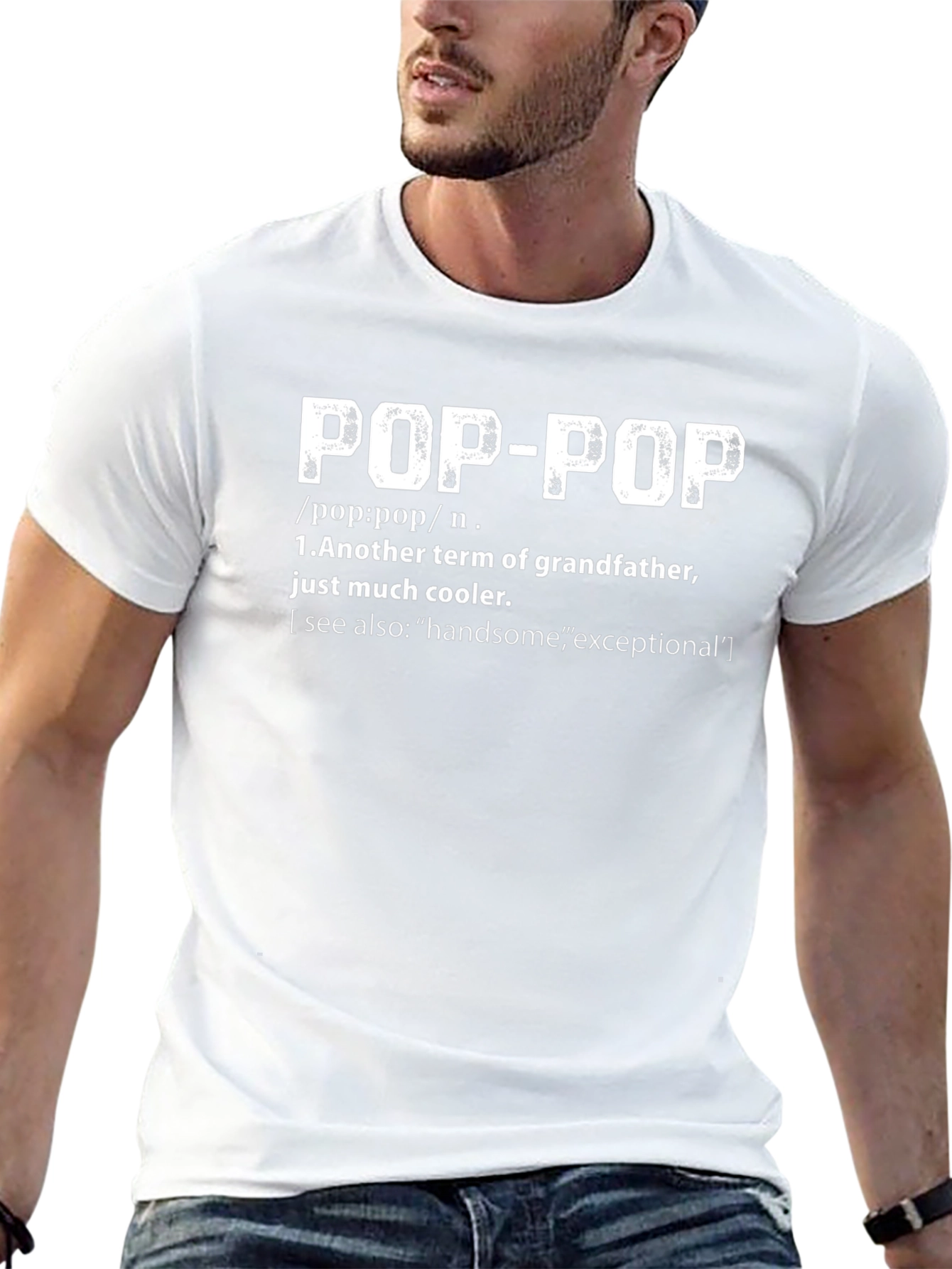 Pop-Pop Definition Graphic T-Shirt