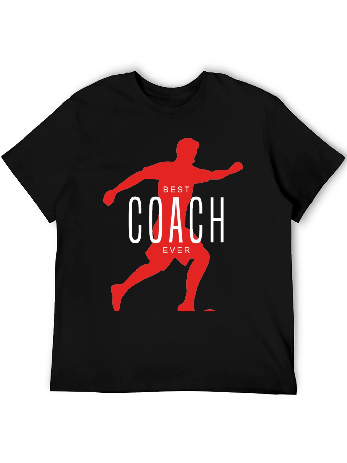 Best Coach Ever T-Shirt - Black Athletic Tee