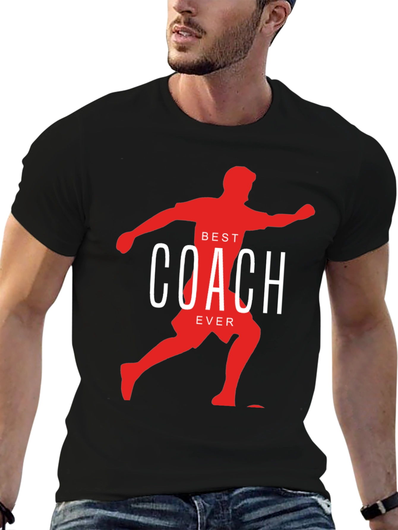 Best Coach Ever T-Shirt - Black Athletic Tee
