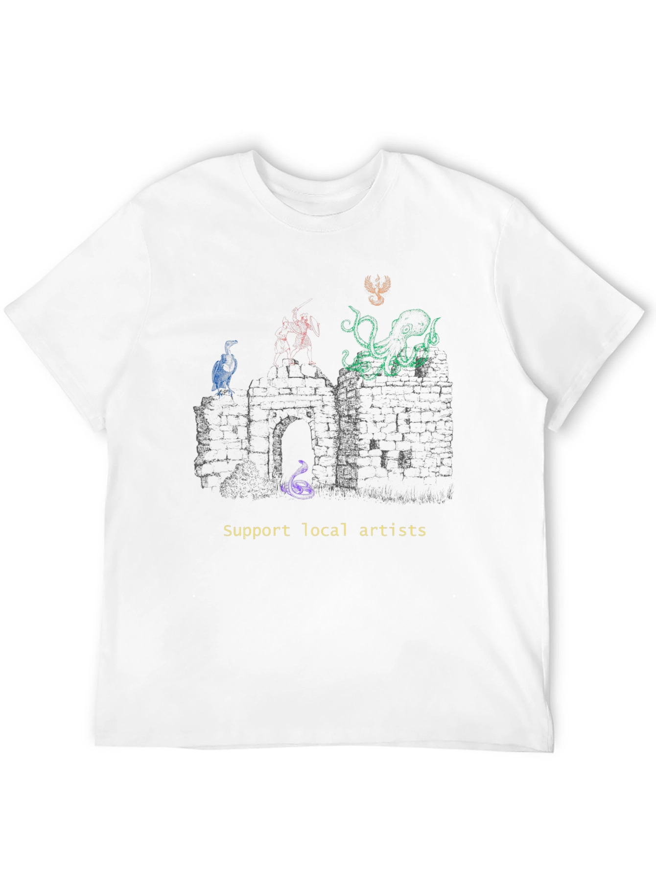 Support Local Artists Graphic T-Shirt