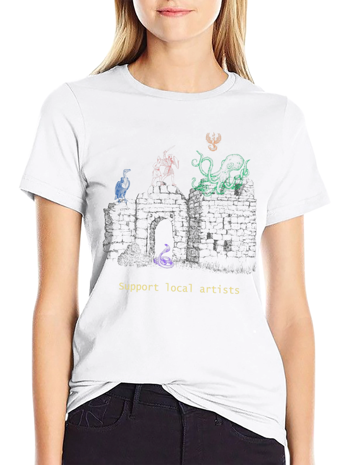 Support Local Artists Graphic T-Shirt