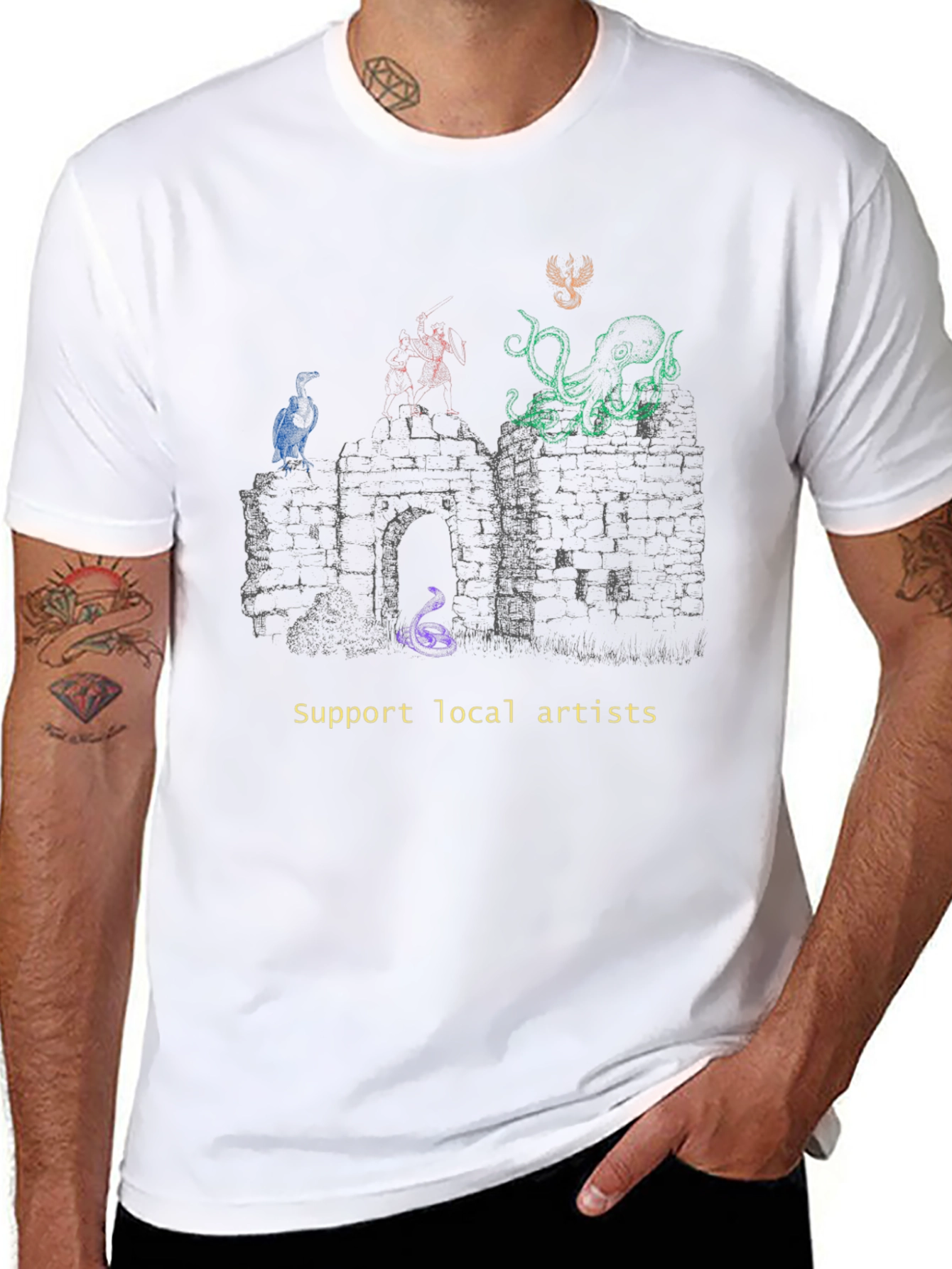 Support Local Artists Graphic T-Shirt