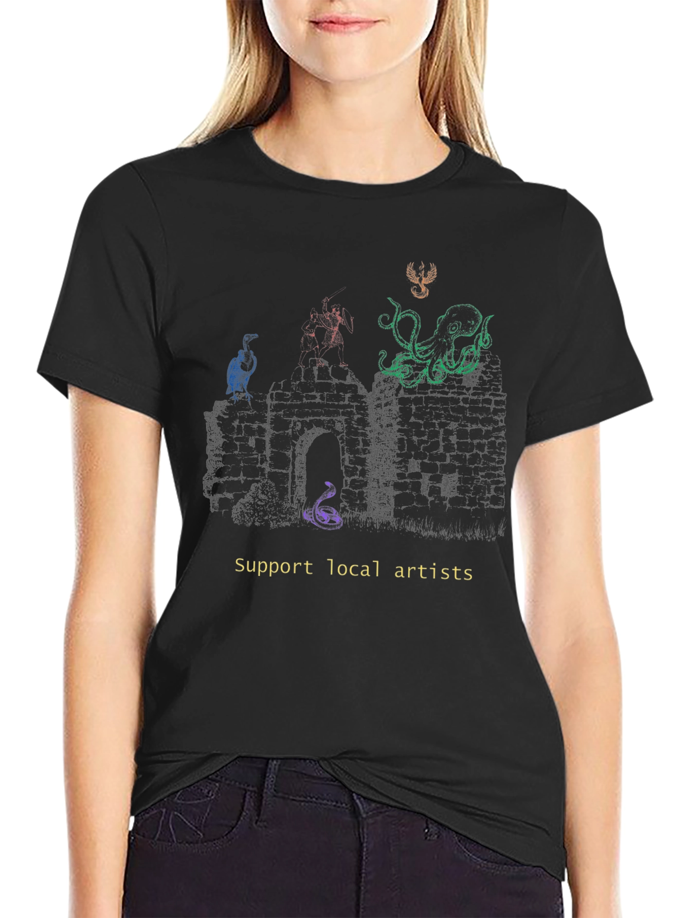 Support Local Artists Graphic T-Shirt