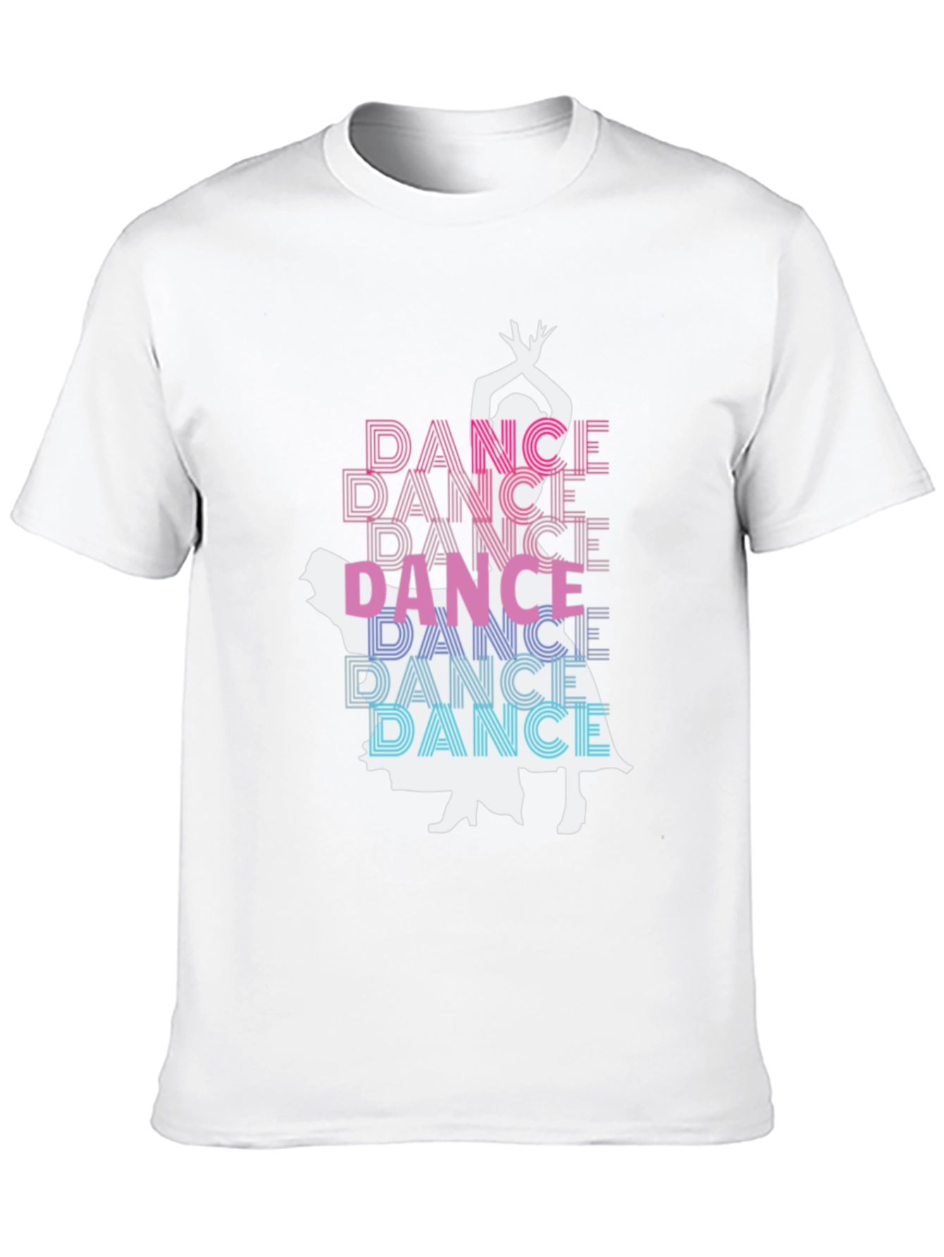 Dance Silhouette Graphic Tee - Stylish Comfort