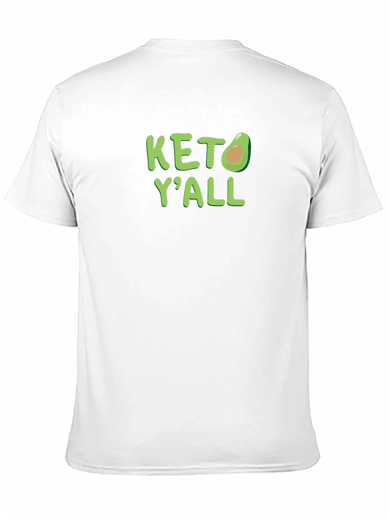 Keto Yall Graphic Tee - Avocado Design