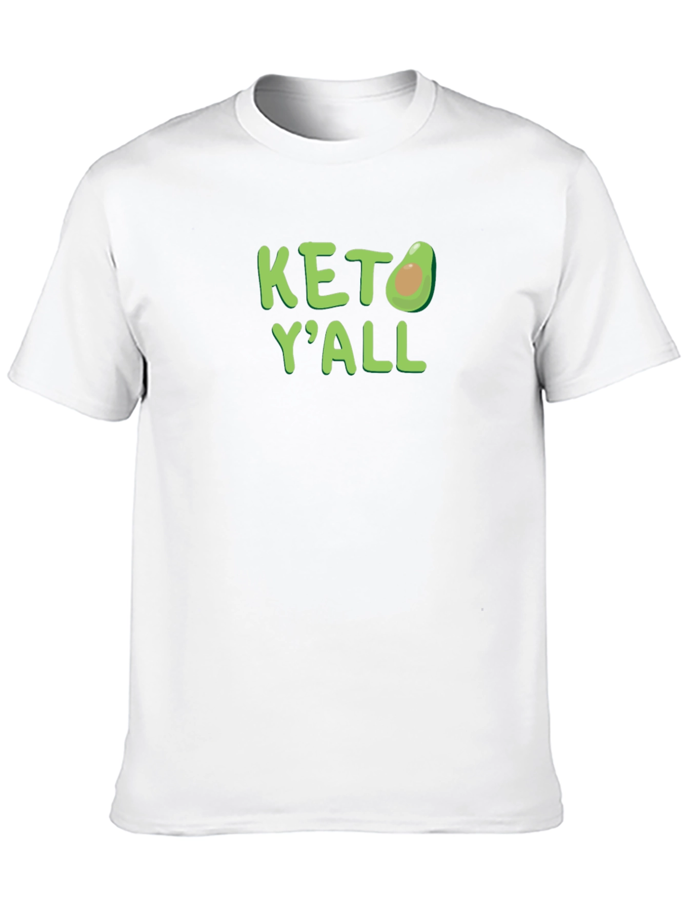 Keto Yall Graphic Tee - Avocado Design