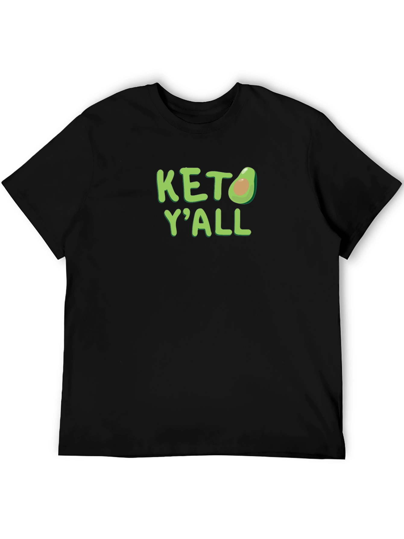 Keto Yall Graphic Tee - Avocado Design