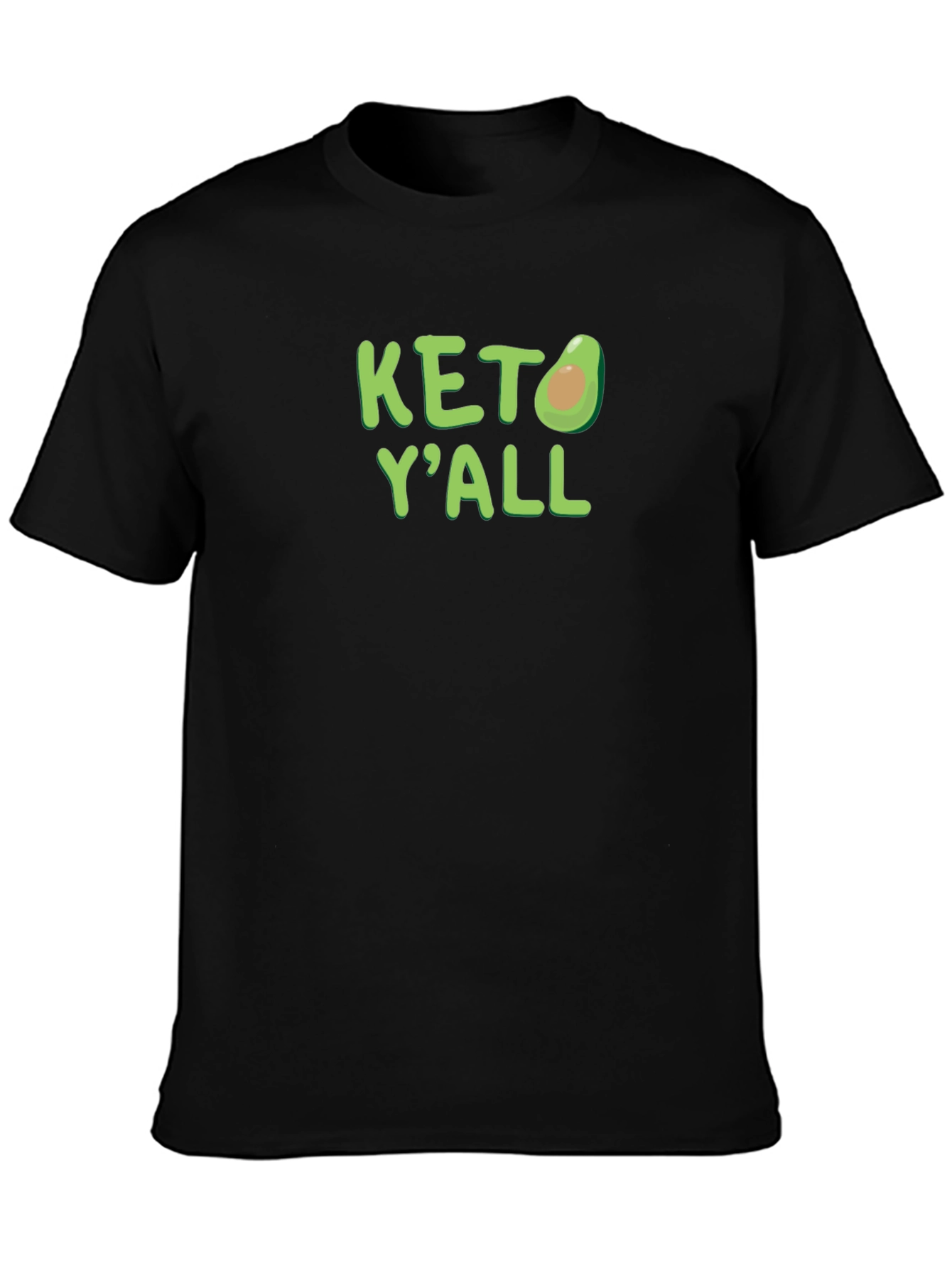 Keto Yall Graphic Tee - Avocado Design