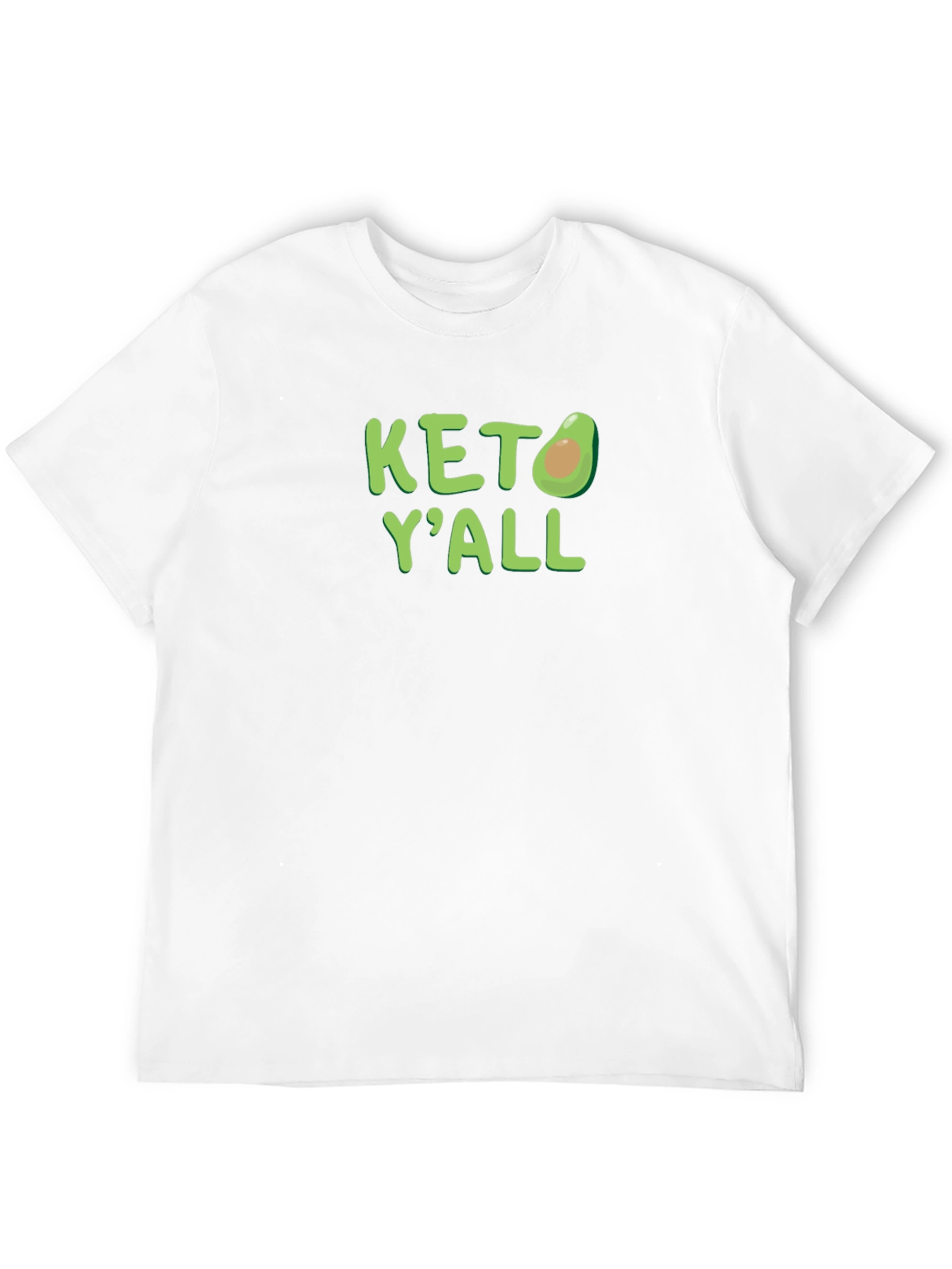Keto Yall Graphic Tee - Avocado Design