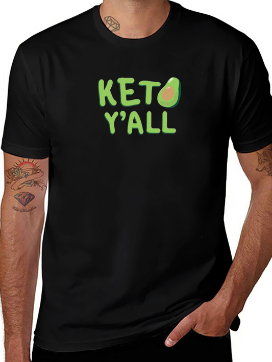 Keto Yall Graphic Tee - Avocado Design
