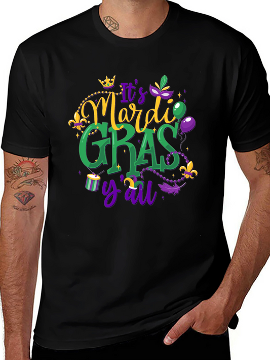 Mardi Gras Graphic T-Shirt - Its Mardi Gras Yall