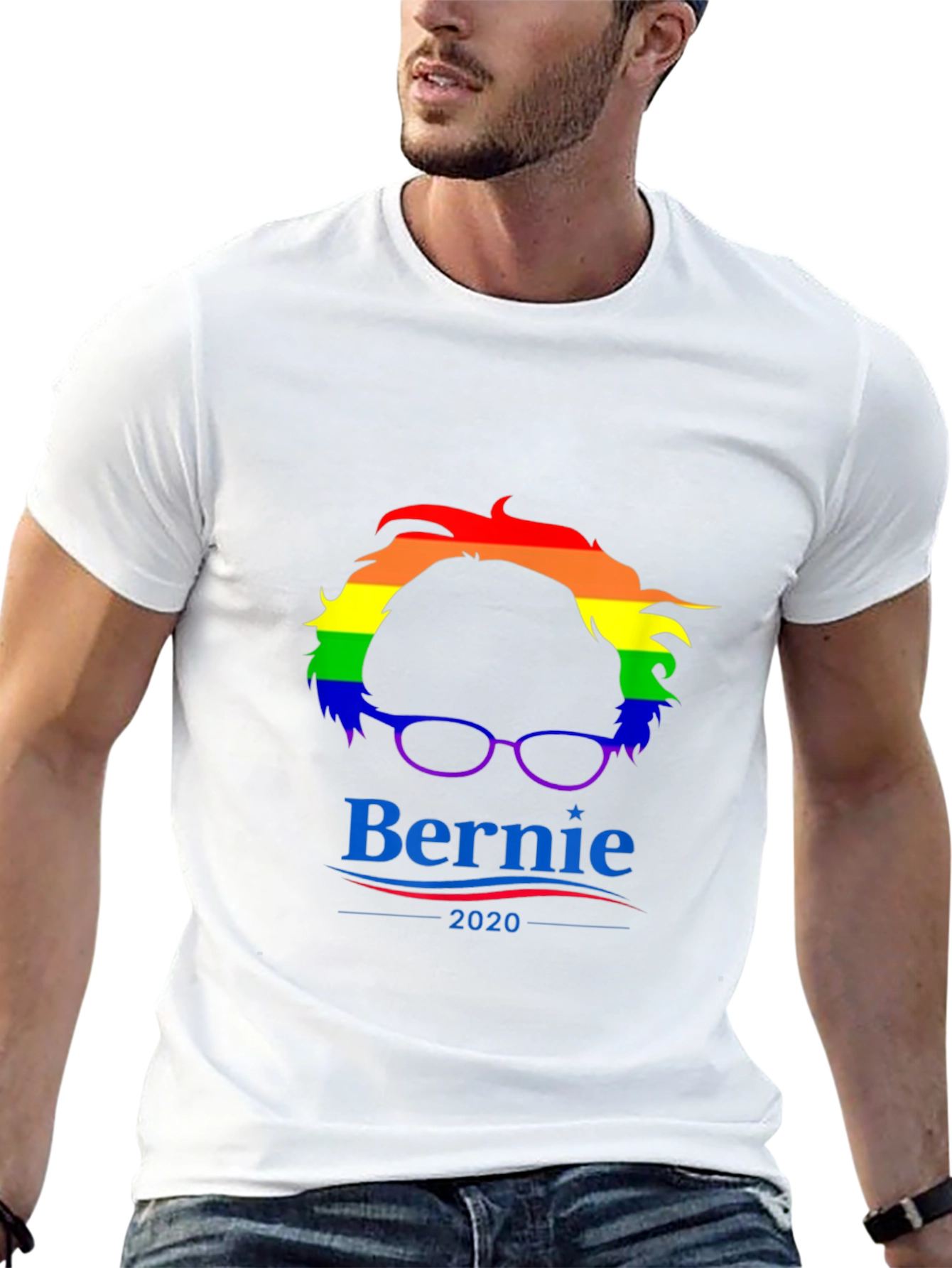 Bernie 2020 Rainbow T-Shirt