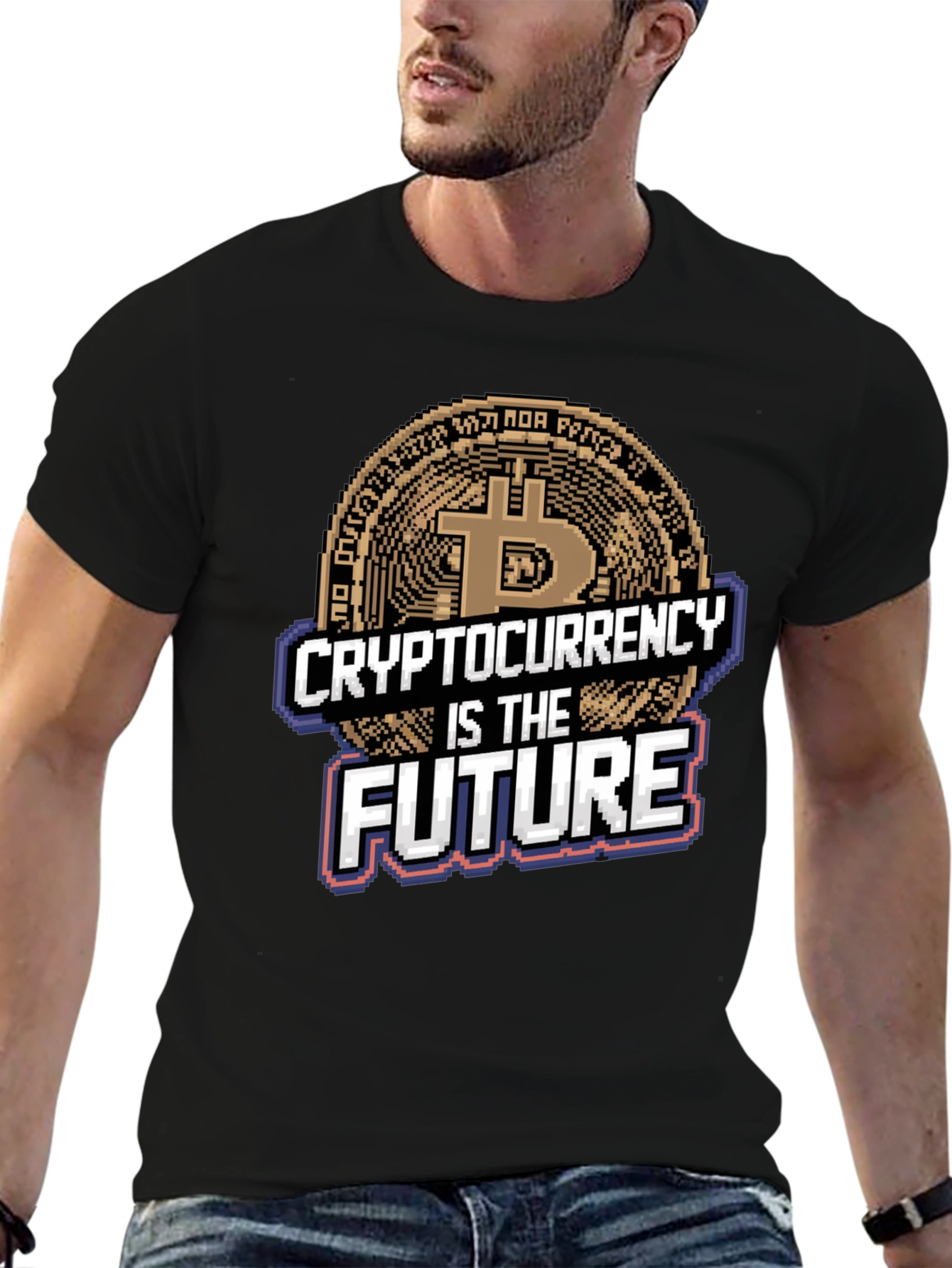 Cryptocurrency is the Future Black T-Shirt