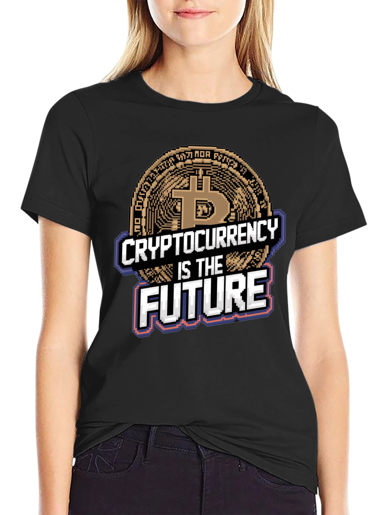 Cryptocurrency is the Future Black T-Shirt