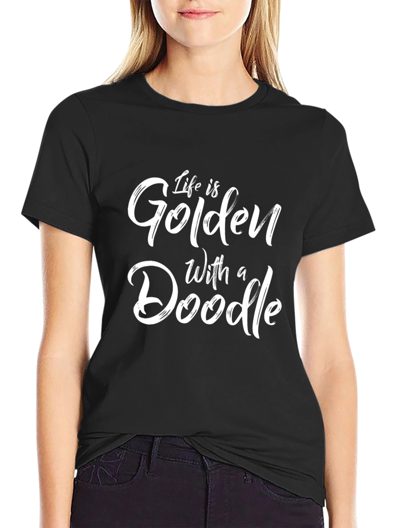 Life is Golden with a Doodle T-Shirt