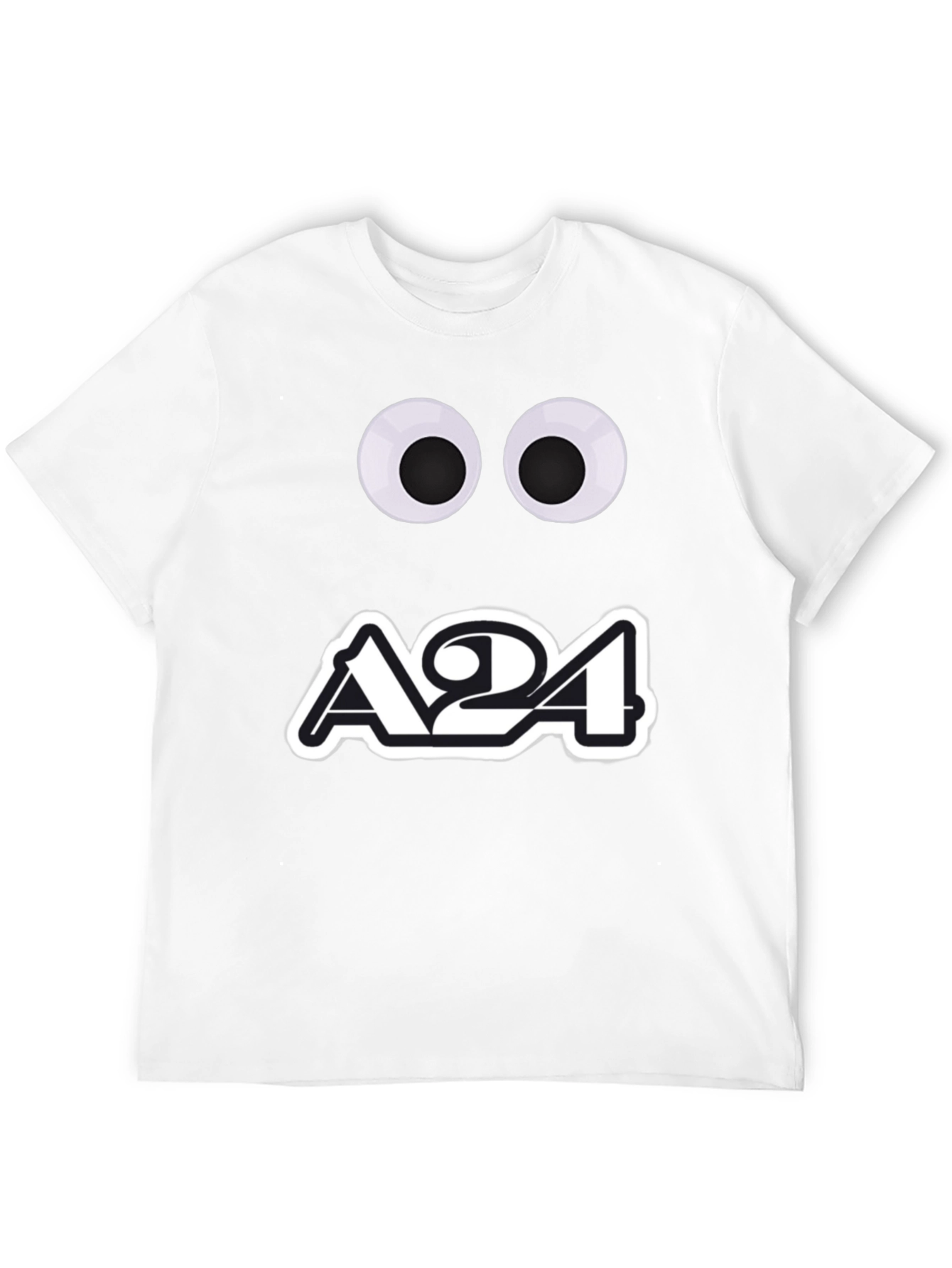 A24 Googly Eyes Black Graphic Tee