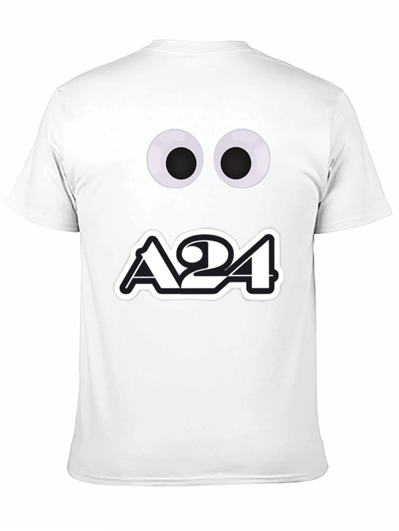 A24 Googly Eyes Black Graphic Tee