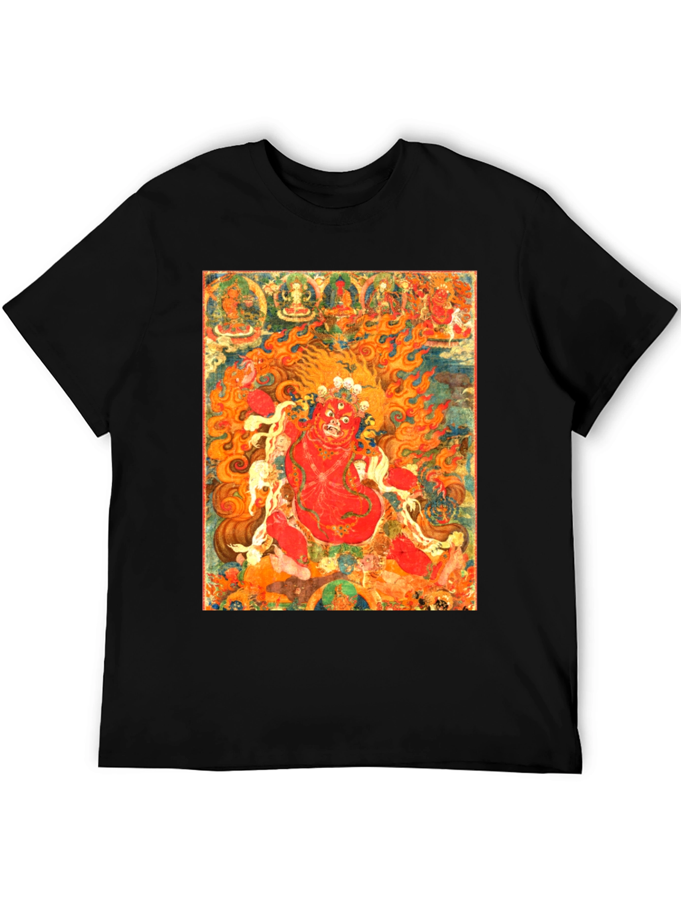 Wrathful Deity Printed T-Shirt