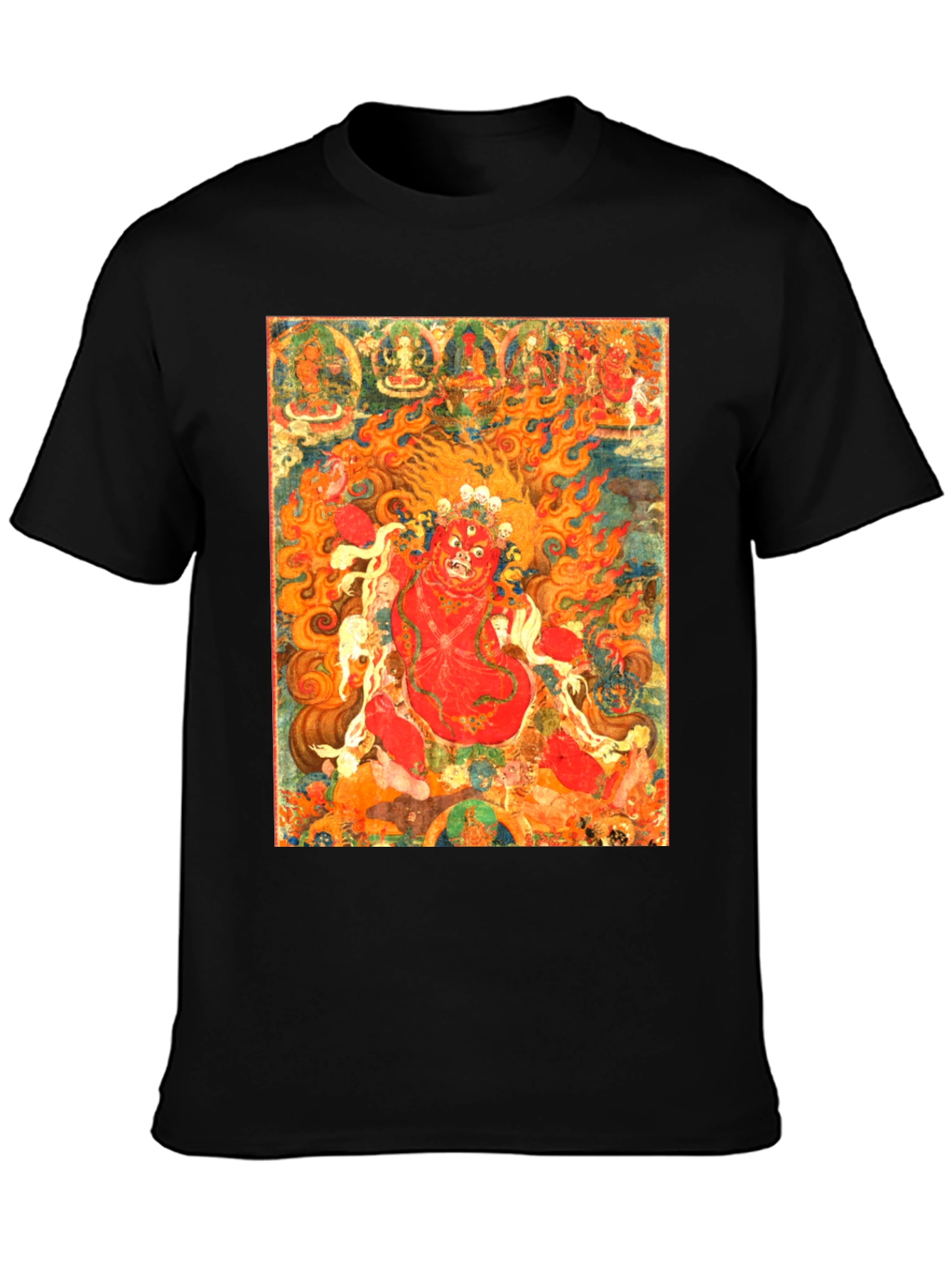 Wrathful Deity Printed T-Shirt