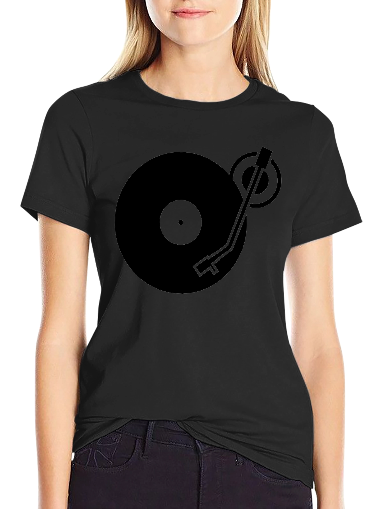DJ Turntable Graphic Tee - Cool Music Lover Shirt