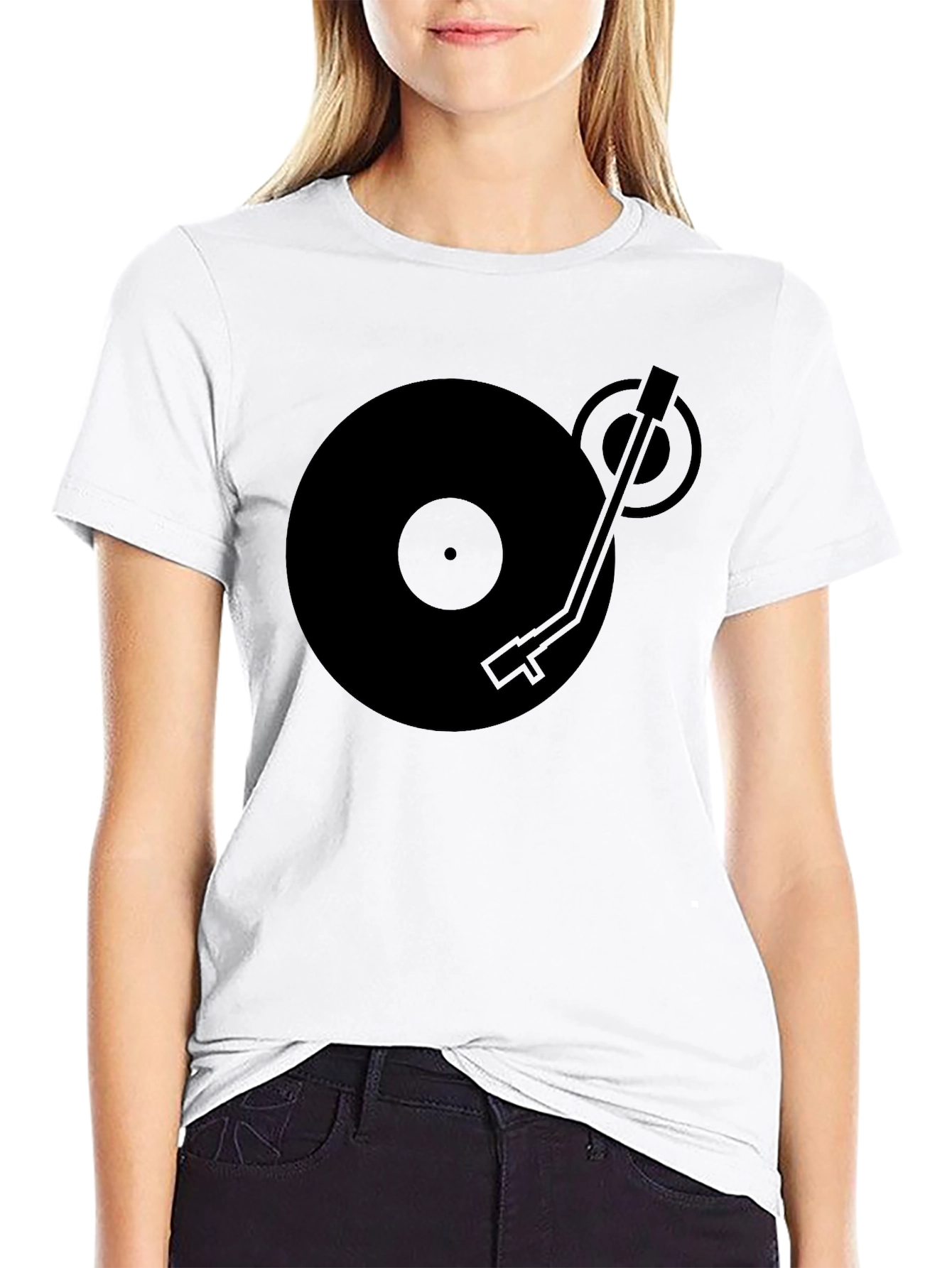 DJ Turntable Graphic Tee - Cool Music Lover Shirt