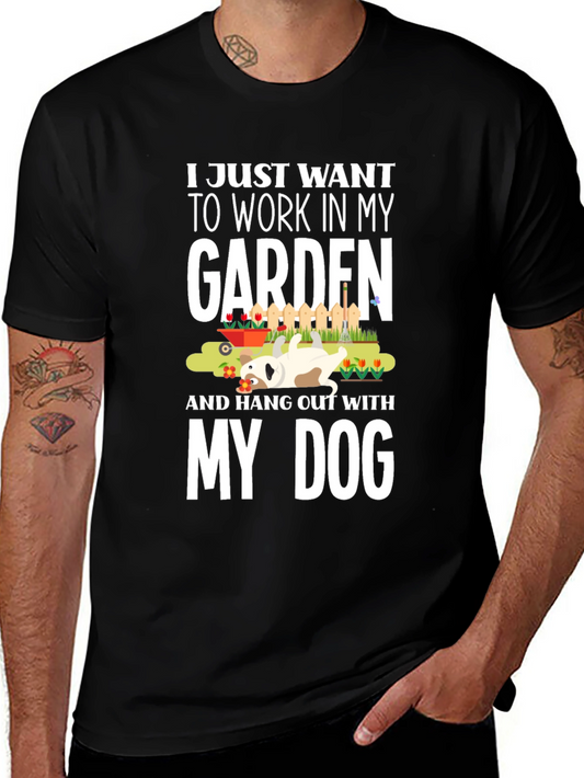Garden and Dog Lover T-Shirt