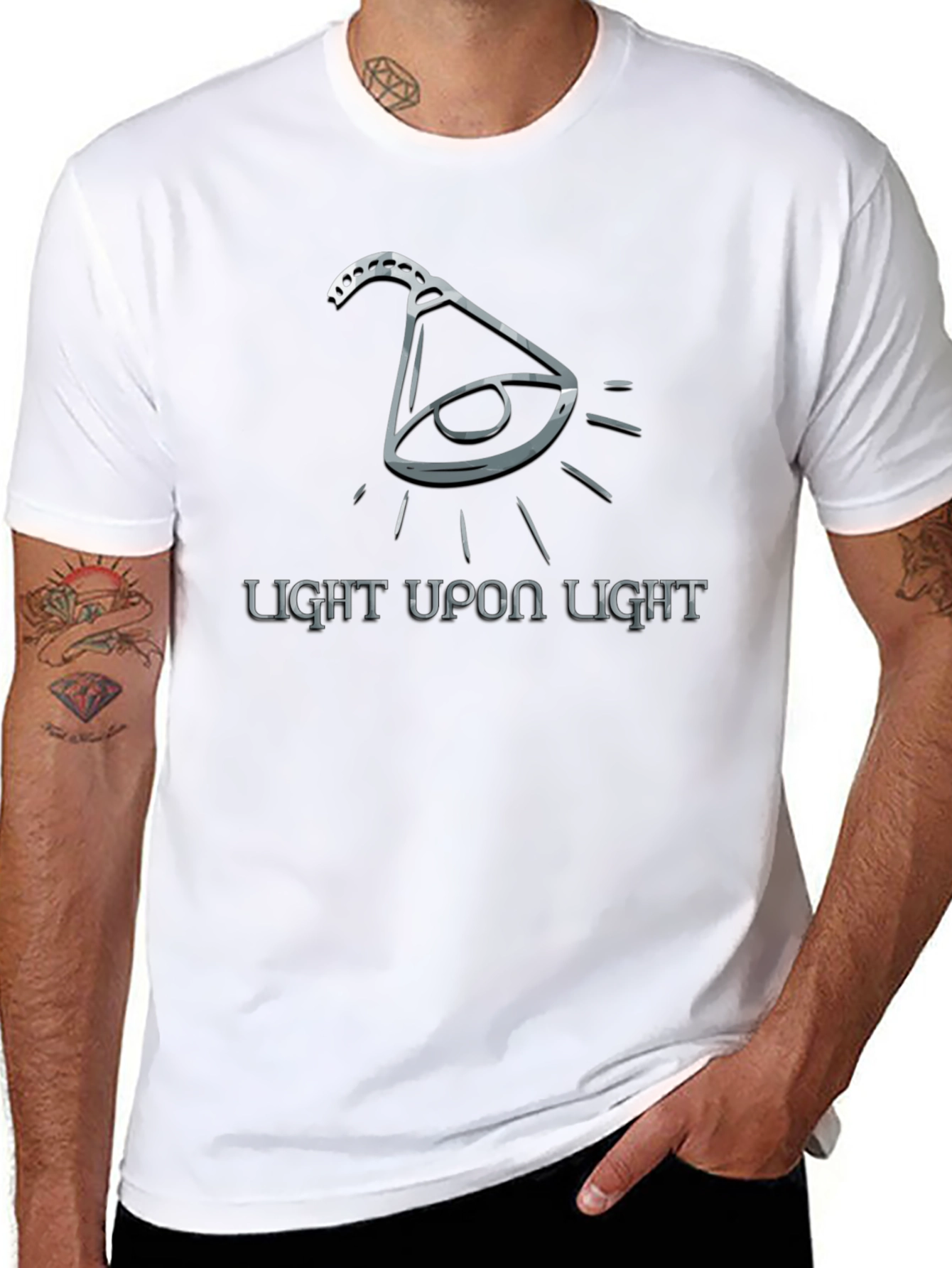 Light Upon Light Graphic Tee - Stylish Unisex Design