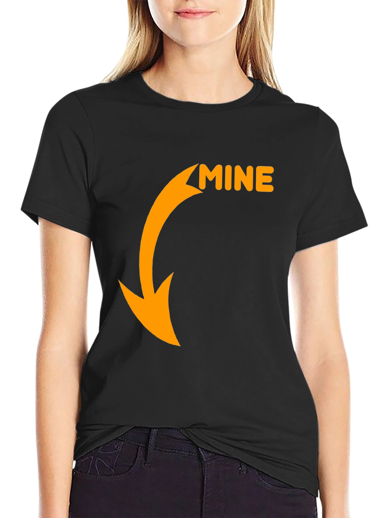 Mine Graphic T-Shirt - Black Cotton Tee