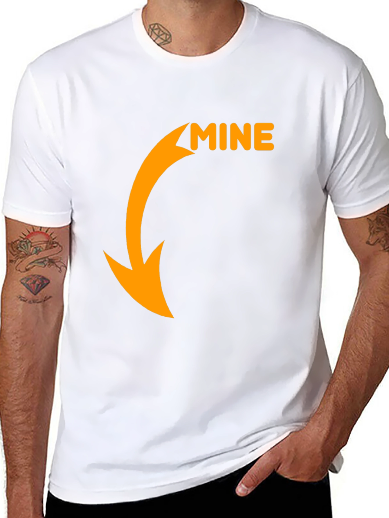 Mine Graphic T-Shirt - Black Cotton Tee