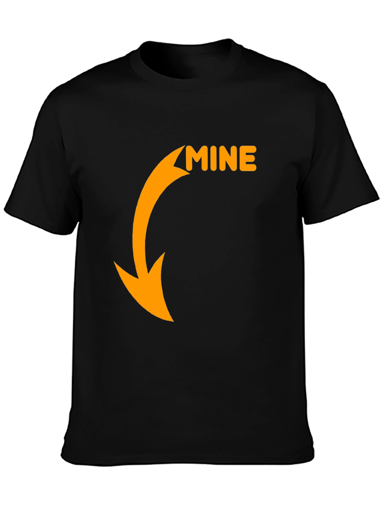 Mine Graphic T-Shirt - Black Cotton Tee