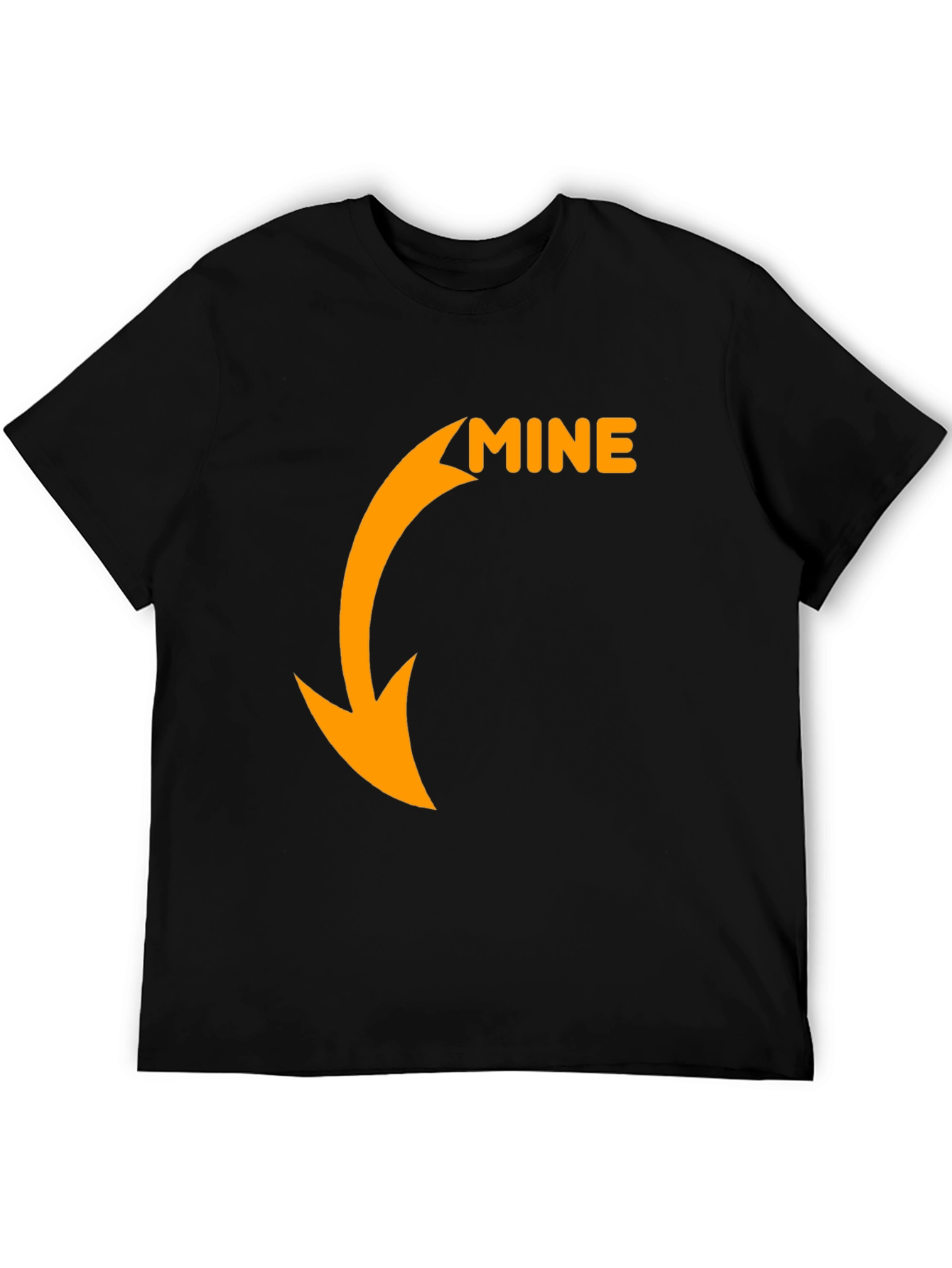Mine Graphic T-Shirt - Black Cotton Tee