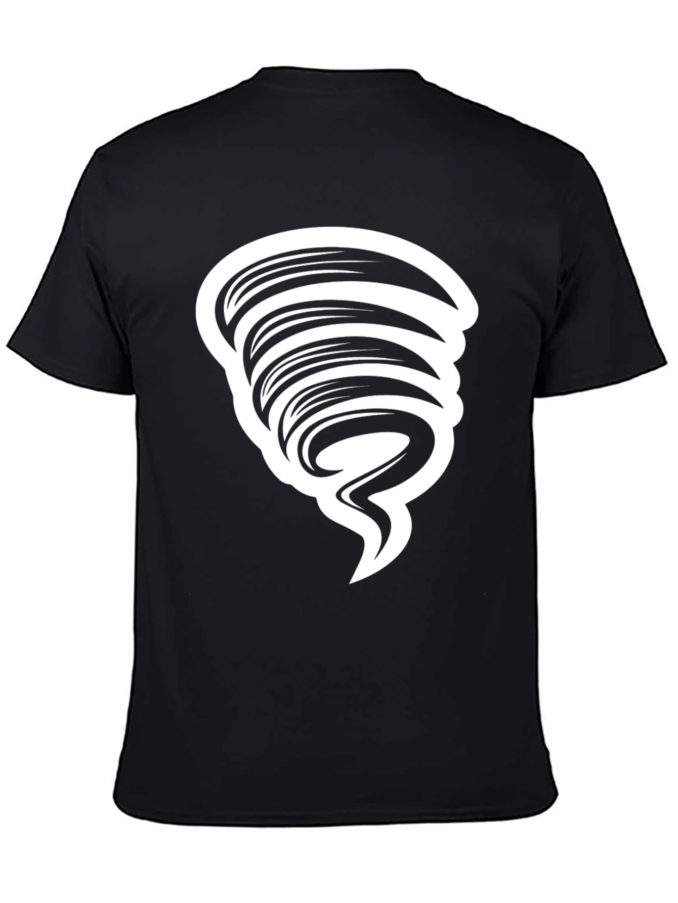 Tornado Graphic Black T-Shirt