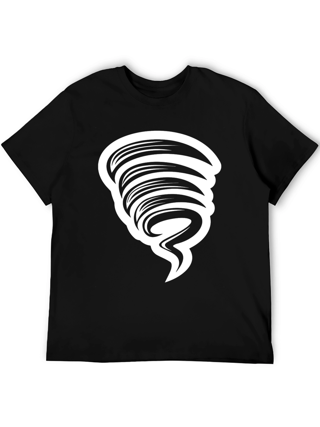 Tornado Graphic Black T-Shirt