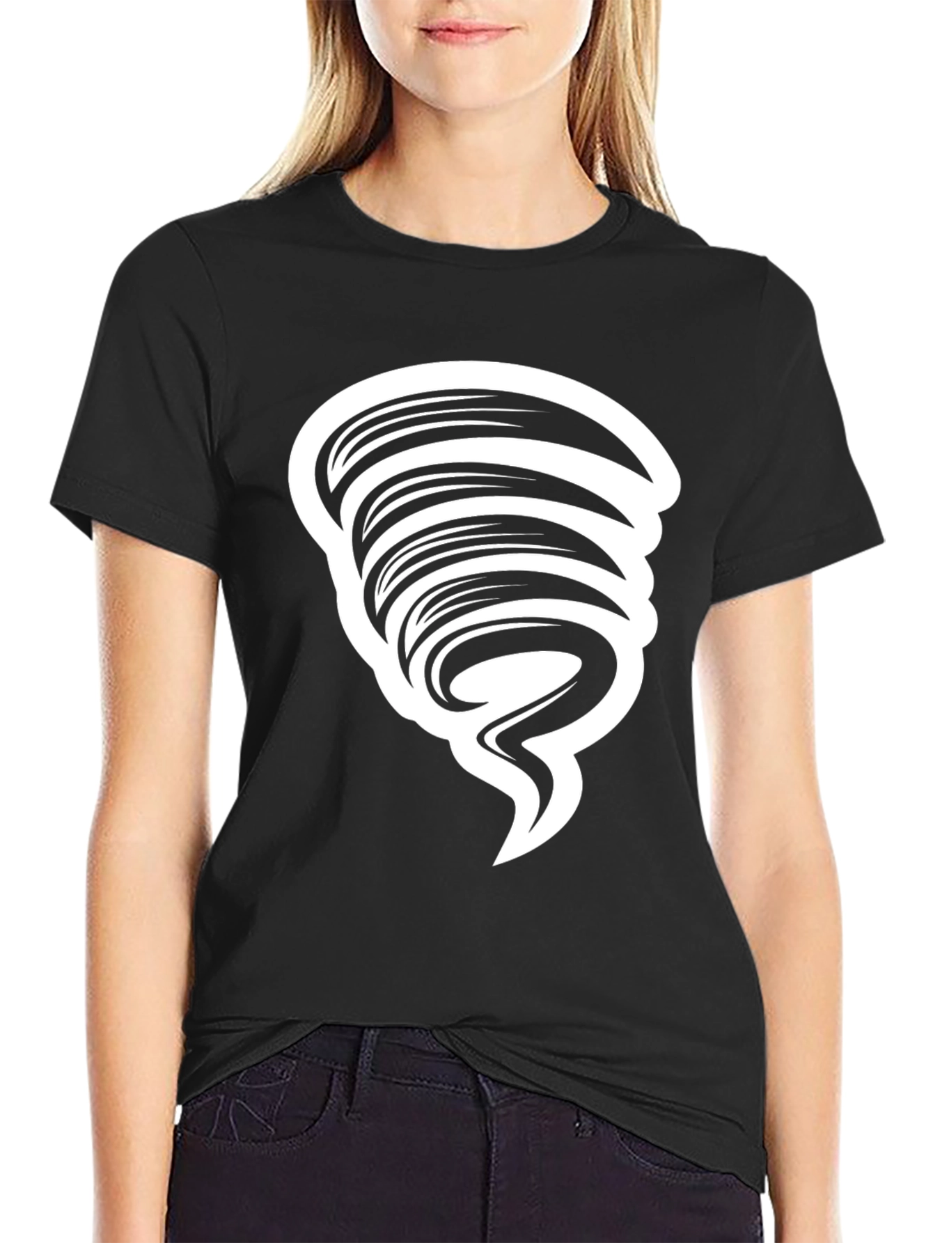 Tornado Graphic Black T-Shirt