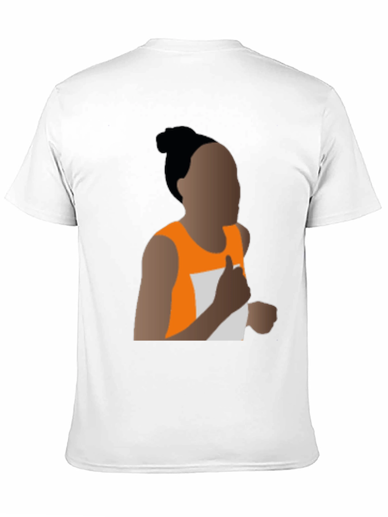Running Woman Silhouette Graphic Tee